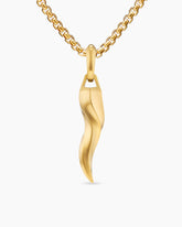 Cornicello Amulet in 18K Yellow Gold, 30mm